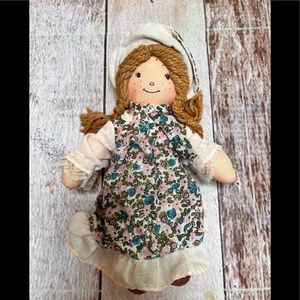 Holly Hobby‎ small soft plush yarn hair doll 1980s vintage